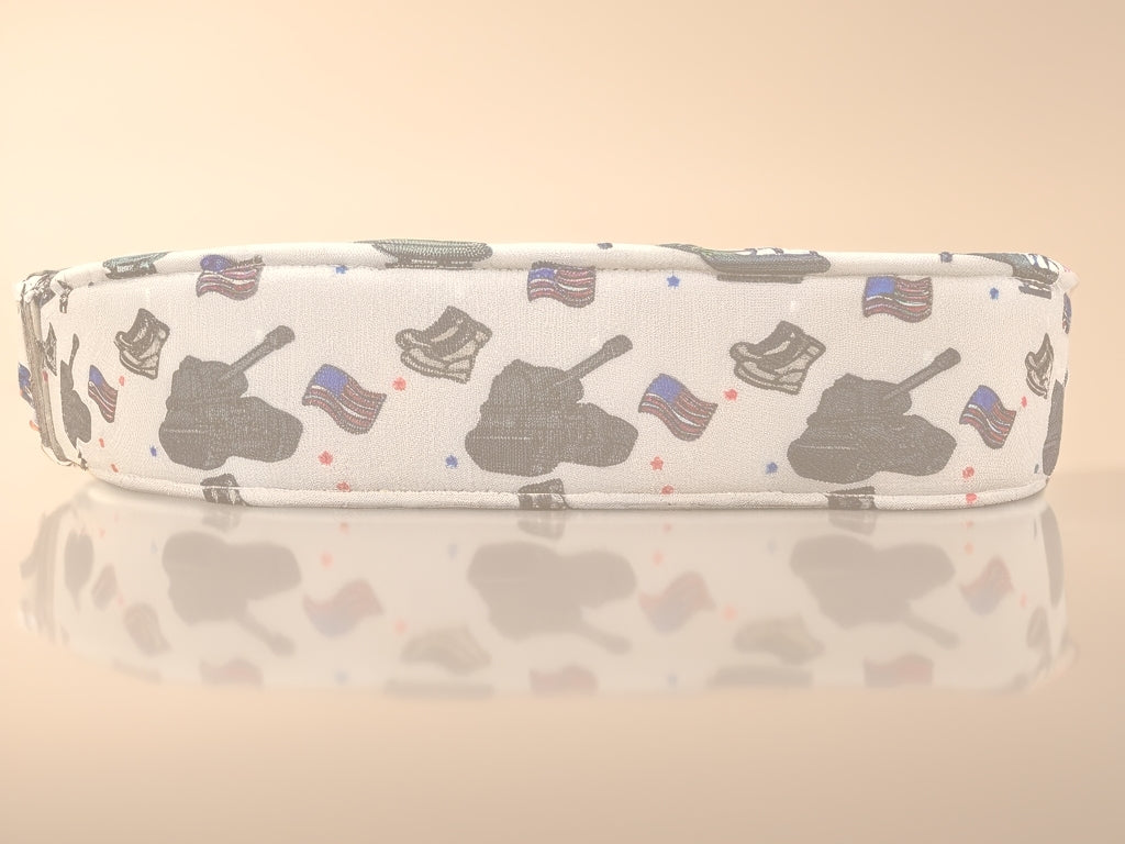 Military Neoprene Dog Collar – Durable & Padded with Patriotic Military Print