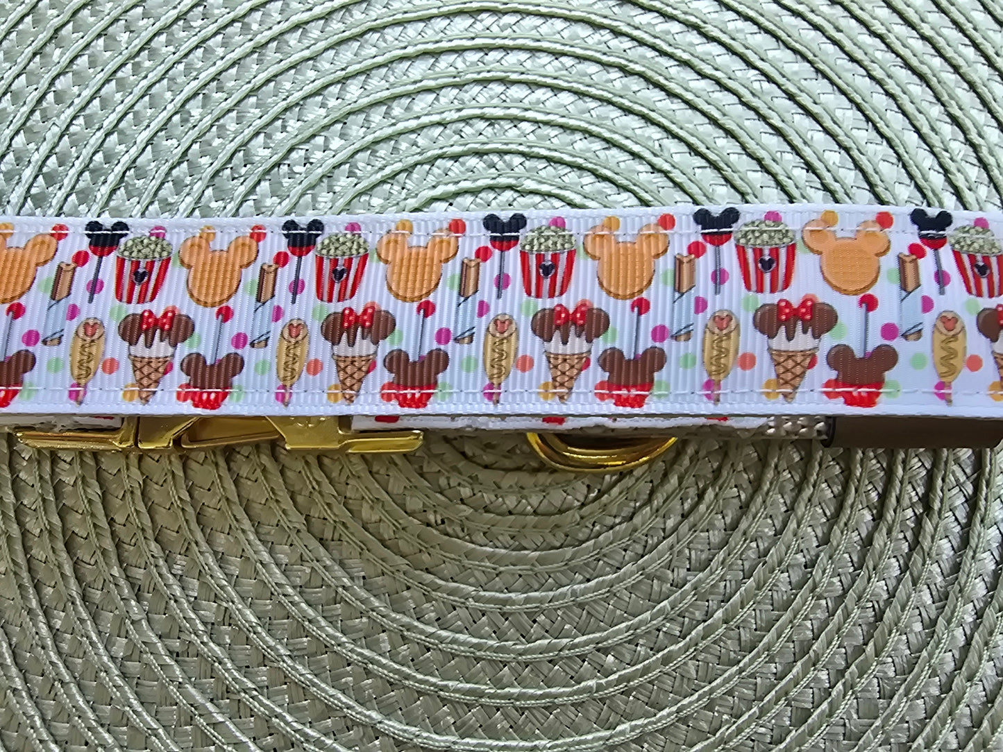 Magical Treats Nylon Dog Collar – Gold Hardware | Dirty & Dainty Paws