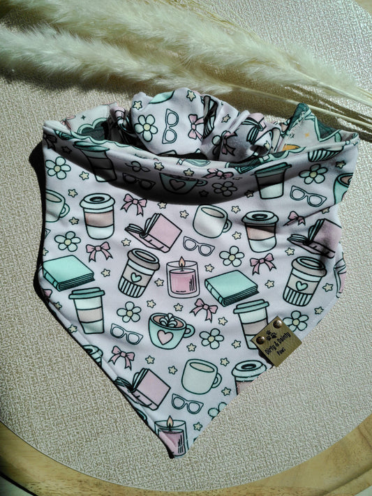 Summer Splash Party| Bookish Luxe Comfort Reversible Scrunchie Dog Bandana