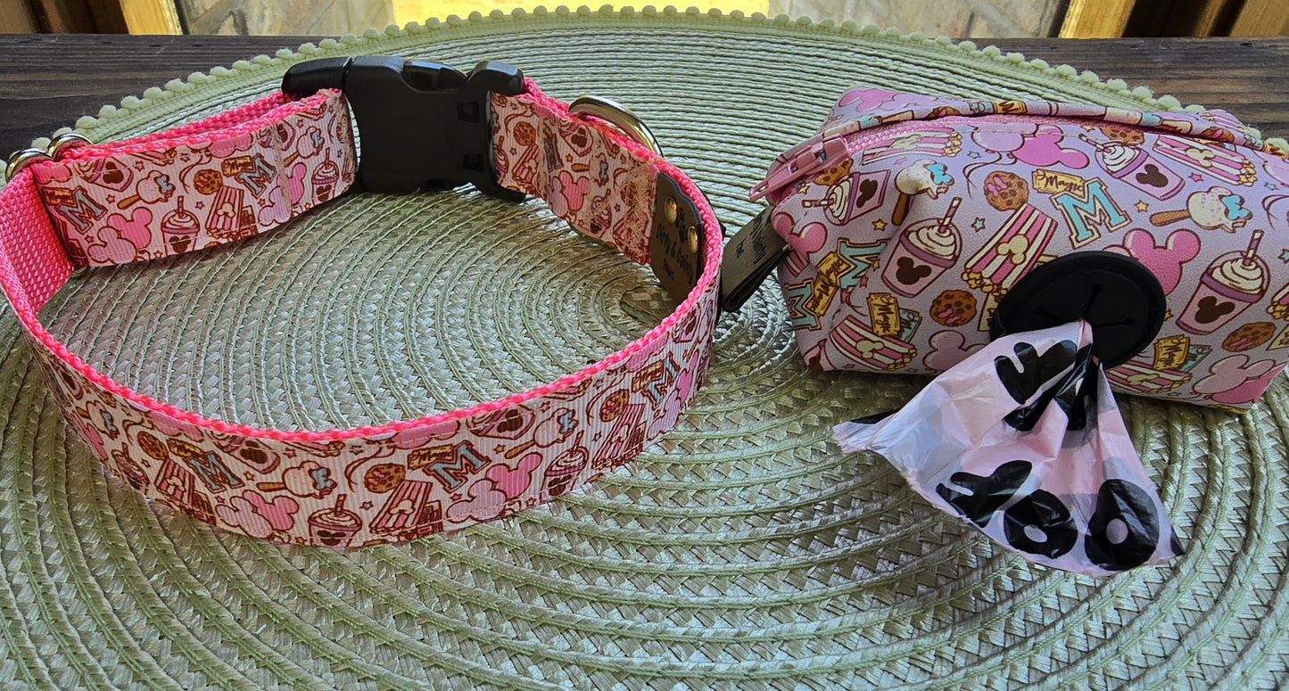 Magical Treats  Dog Collar Pink and Purple – Adjustable, Comfortable & Durable