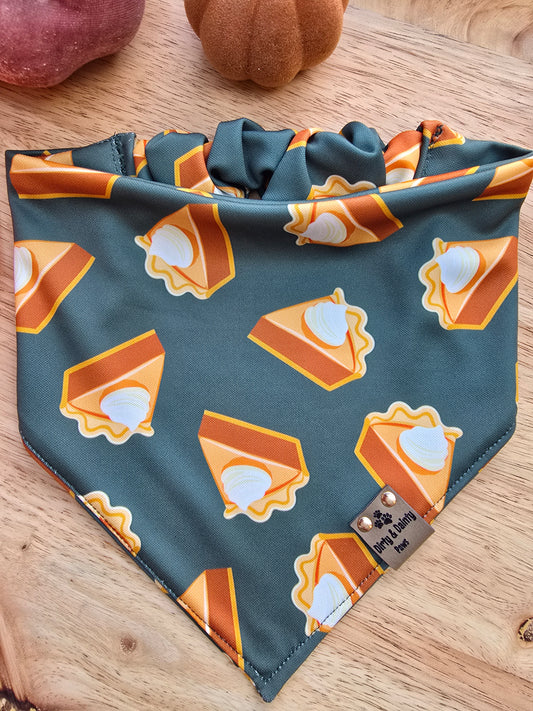 Pumpkin Pie Activewear Reversible Scrunchie Dog Bandana